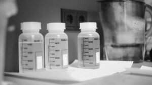 Tabletter på laboratoriebord – MK-677 ibutamoren